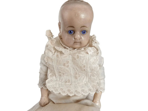 C1880 wax head - head, in